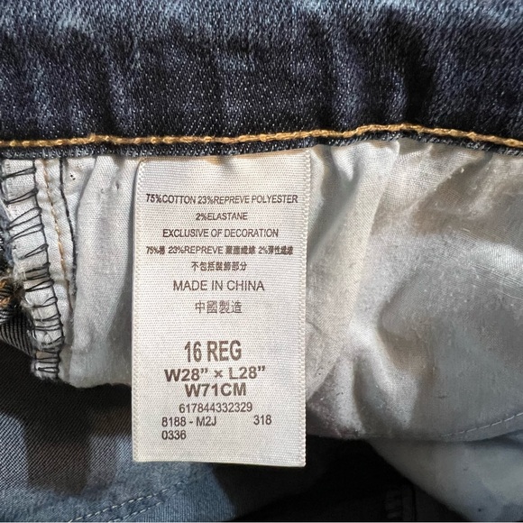 Levi’s Performance 511 Slim Denim Jeans Kids size 16 ( 28 ) - Picture 8 of 10